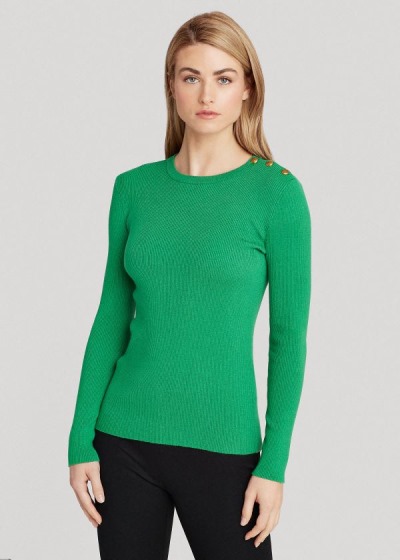 Suéter Ralph Lauren Ribbed Algodão-Blend Mulher 43679-CIBZ